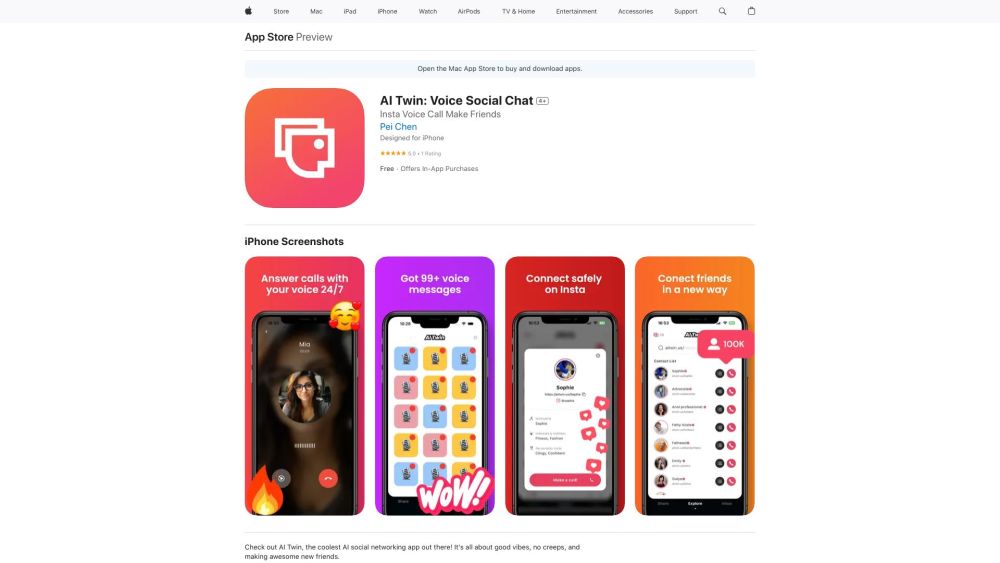 AI Twin: Voice Social Chat: Top AI Tool