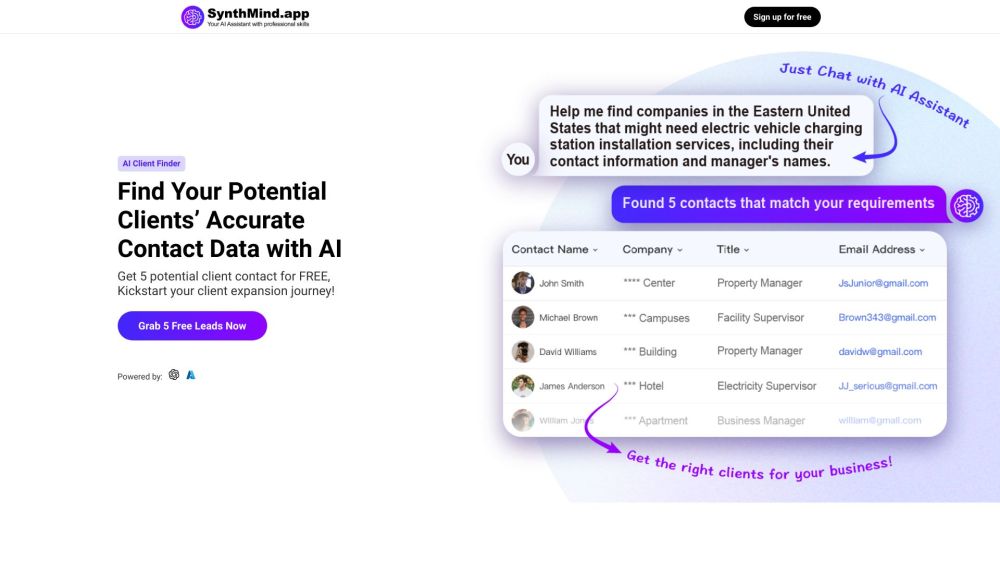 SynthMind AI: AI Tool for Lead Generation