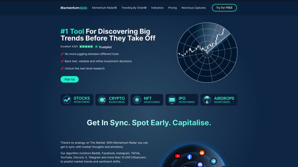 Momentum Radar: #1 AI Tool for Discovering Big Trends