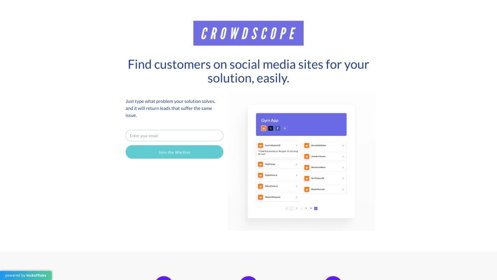 Crowdscope: AI Tool to Find Your Ideal Audience