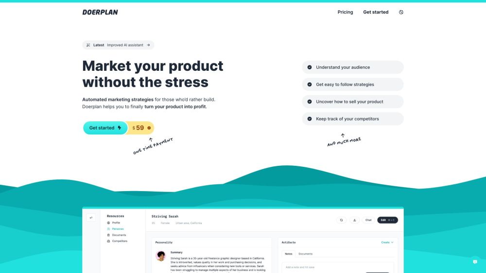 Doerplan: AI Tool for Founders' Marketing Success