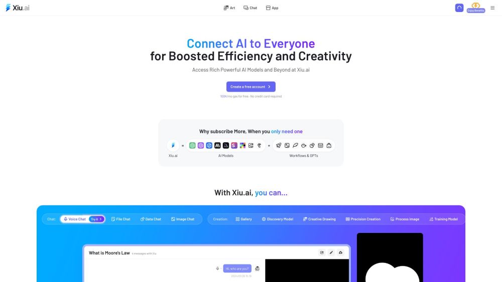 Xiu.ai: Powerful AI Tool for Workflow Enhancement