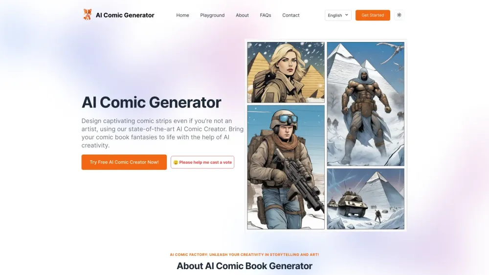 AI Comic Generator: AI Tool for Effortless Comic Creation