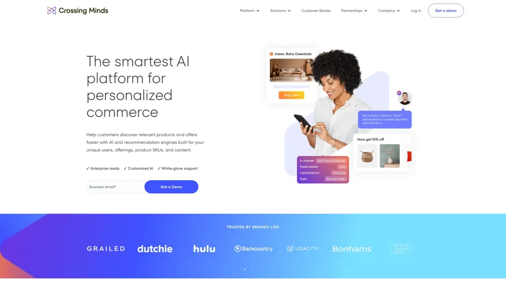 Crossing Minds: Boost Conversions & Revenue with AI Tool