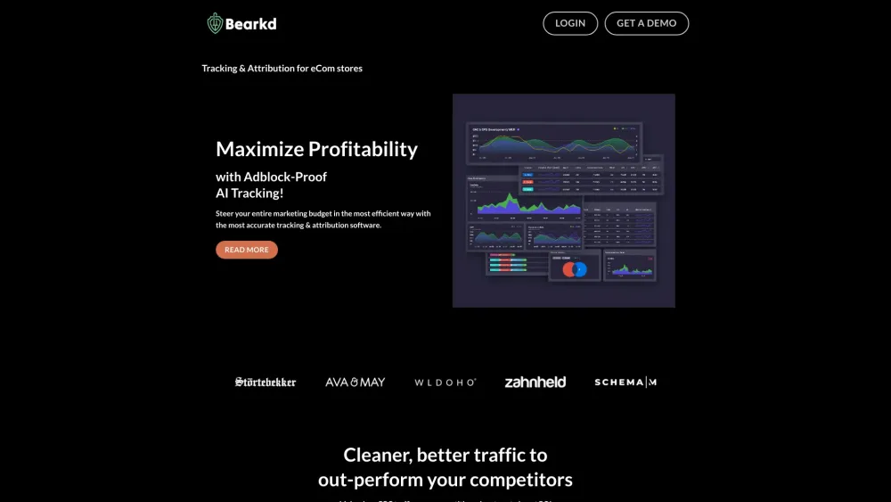 Bearkd Clicktracker: AI Tool for Tracking & Attribution in eCom Stores