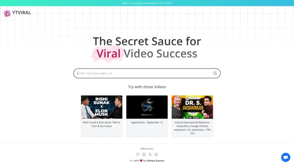 YTViral: AI Tool to Find Viral Video Moments