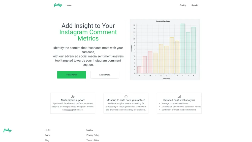 Feelsy: Instagram Comment Metrics AI Tool