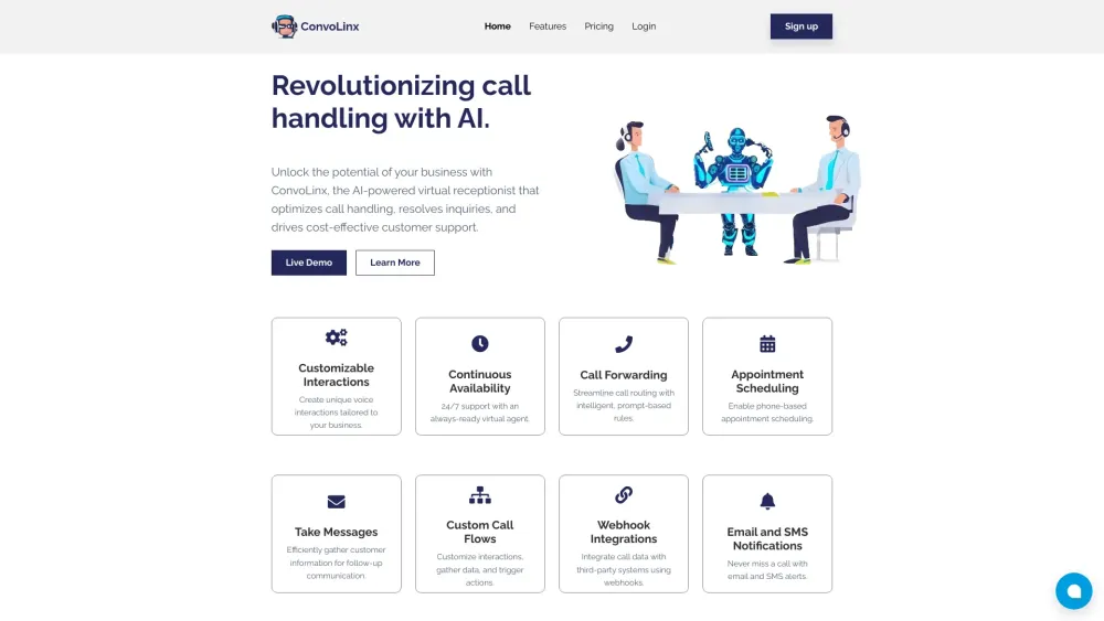 ConvoLinx: AI Tool for Business Answering