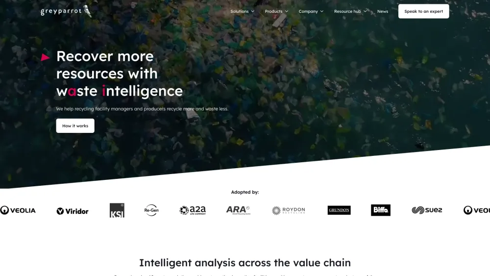 Greyparrot waste intelligence: AI tool for waste intelligence