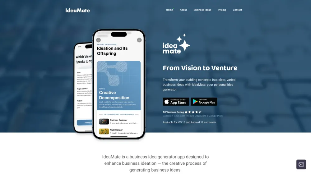 IdeaMate: AI Tool to Transform Thoughts into Business Ideas