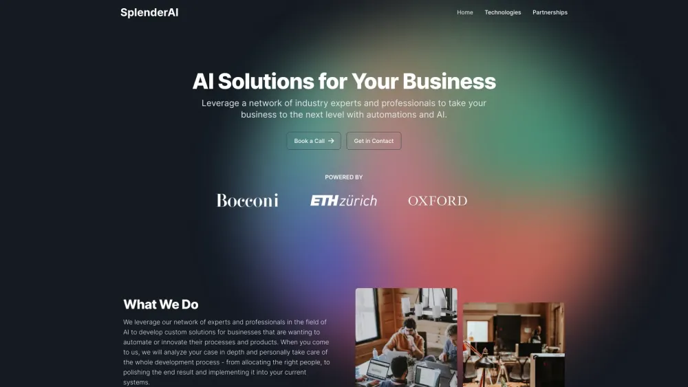 SplenderAI: AI tool for business automation