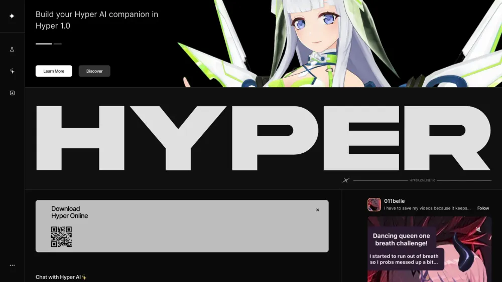 Hyper: AI Tool to Create Avatars & VTubers