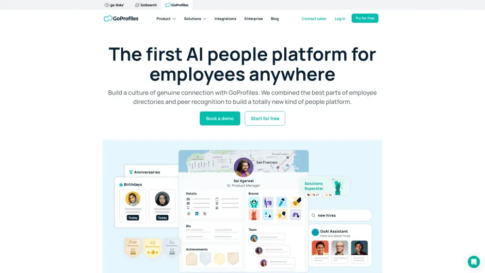 GoProfiles: The Ultimate People Platform & AI Tool