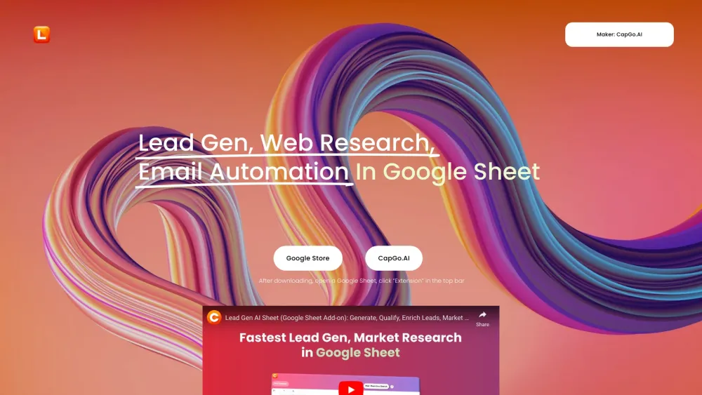 Lead Gen AI Sheet: AI Tool for Lead Generation