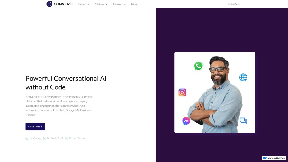 Konverse AI: Powerful AI Tool for Chatbots