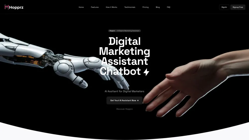Hopprz: AI Tool for Digital Marketers – Hopprz