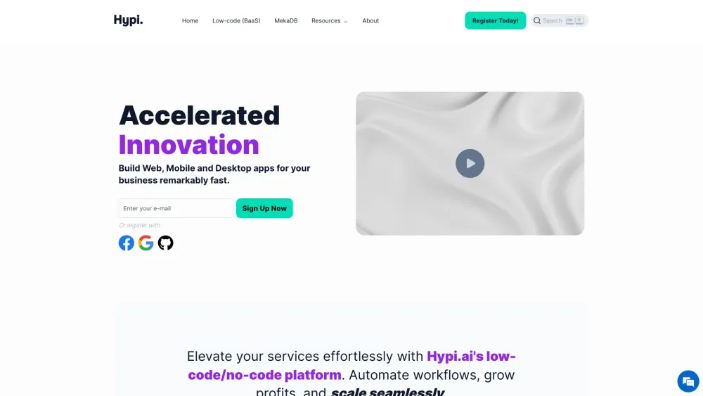 Hypi: AI Tool for Low-Code & No-Code Solutions