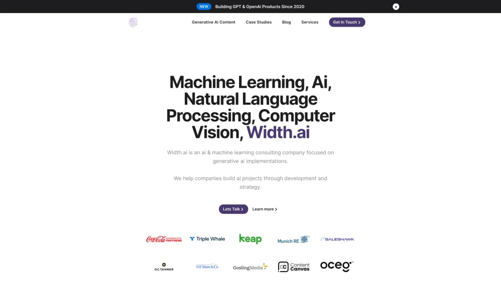 Width.ai: AI Tool for Consulting Services