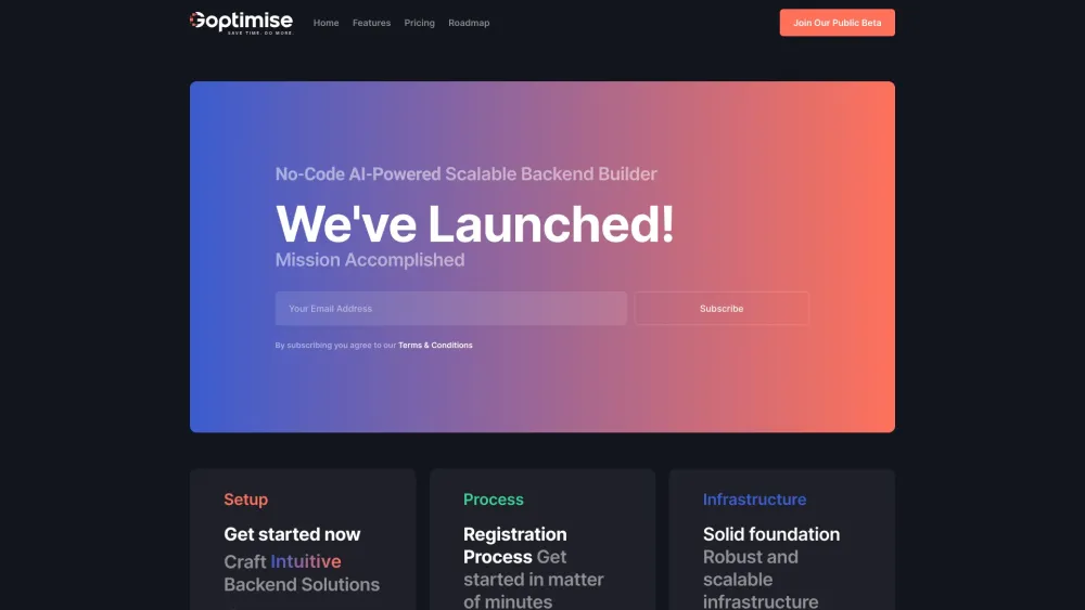 Goptimise: AI Tool Revolutionizing Backend Development