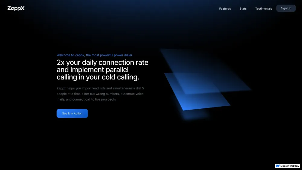 Zappx: AI Tool Power Dialer for Sales Teams
