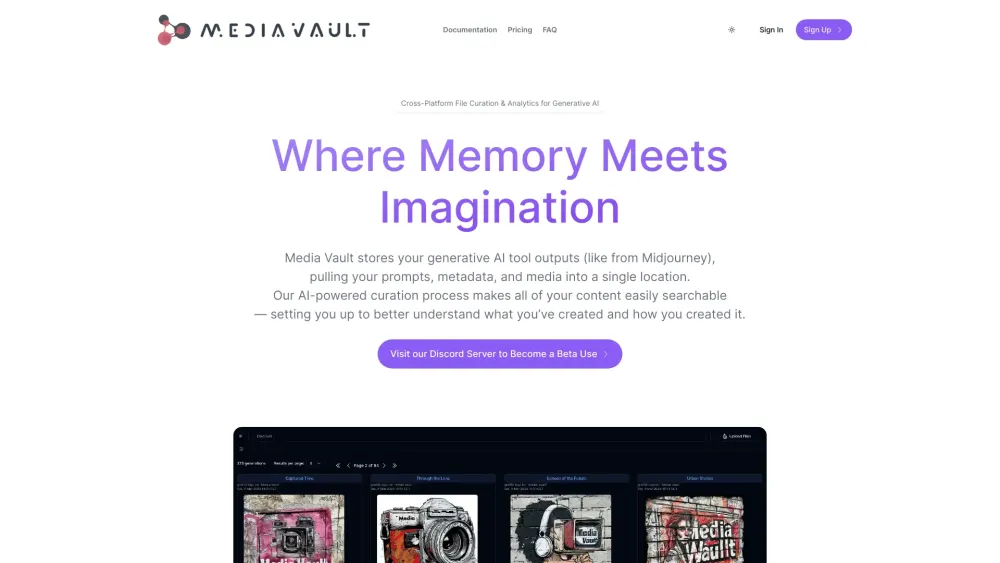 Media Vault AI: Secure AI Tool for AI Assets