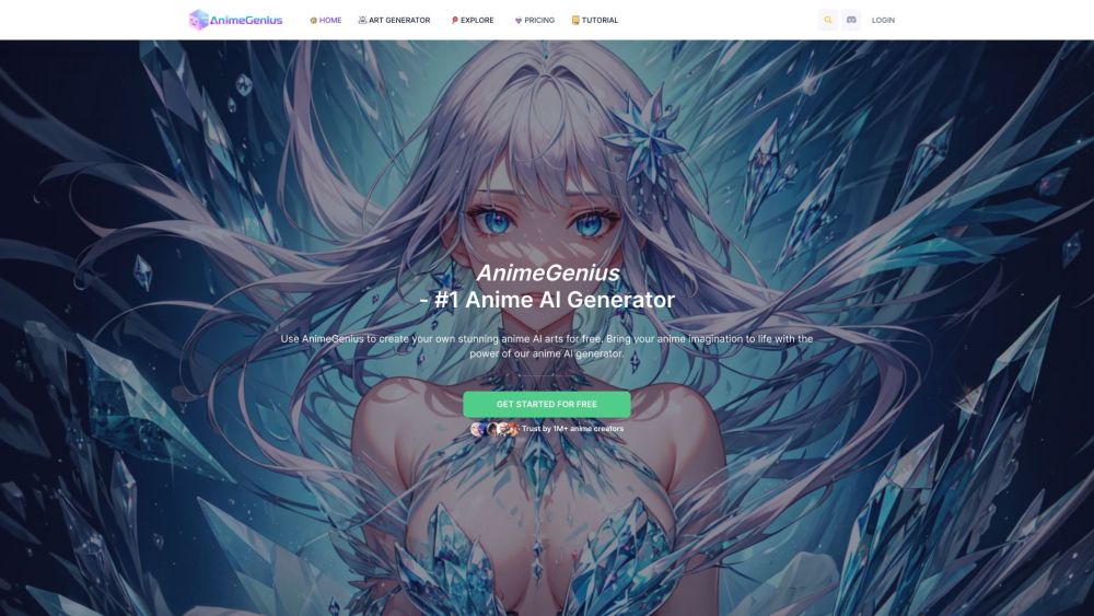 AnimeGenius - Anime AI Generator: Create stunning AI Anime art with our free ai tool, AnimeGenius