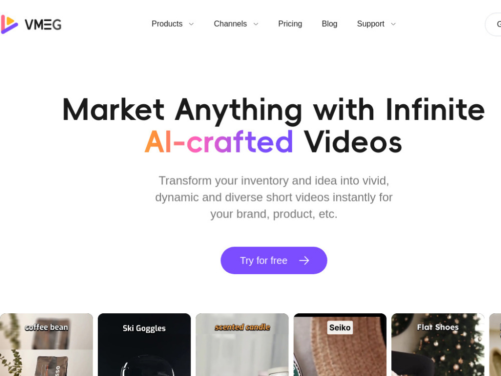 VMEG: AI Tool Transforms Ideas & Inventory into Dynamic Videos