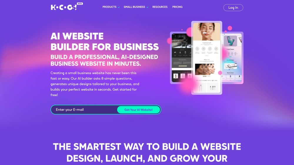 Hocoos AI Website Builder: AI Tool for Professional Websites