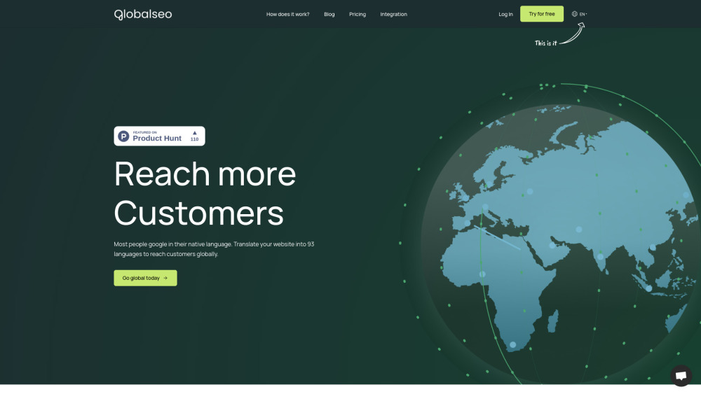 GlobalSeo AI: AI Tool for Global SEO & Auto-Translation