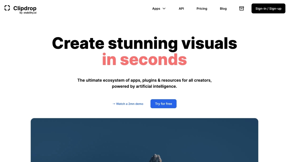 Clipdrop: Ultimate AI Tool Ecosystem for Creators