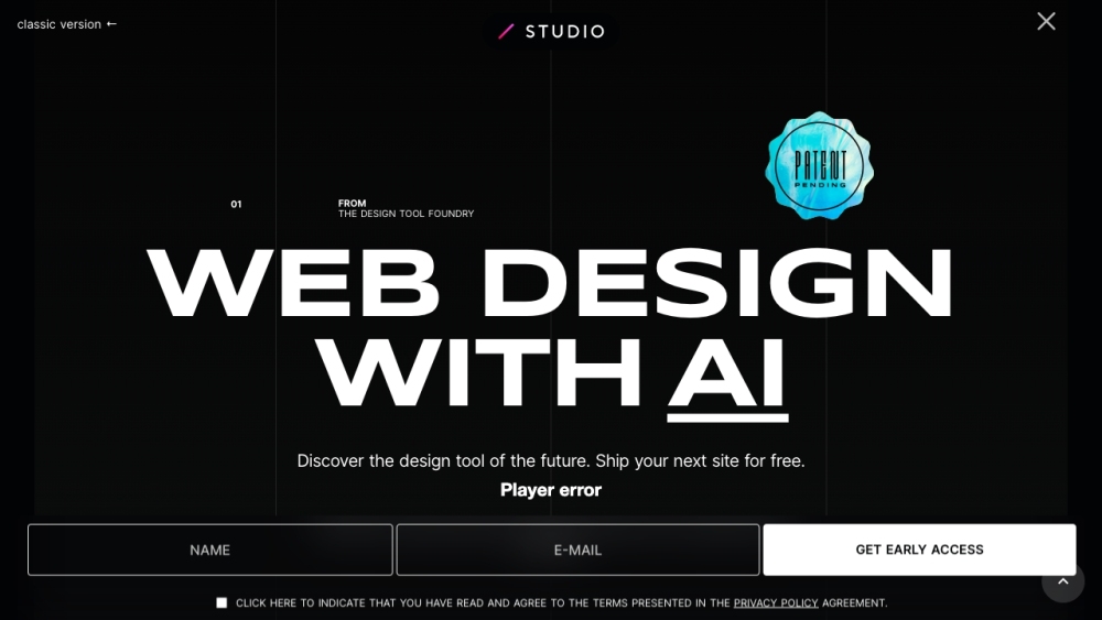 STUDIO AI: Revolutionary AI Tool for Web Design