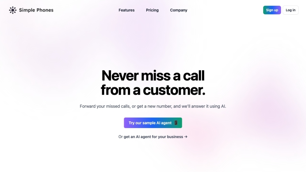 Simple Phones: AI Tool Ensures Businesses Never Miss a Call