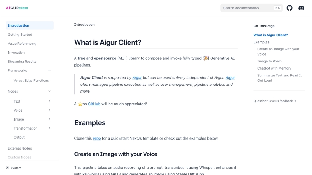 Aigur: Effortless AI Tool for Multi-User Generative Apps