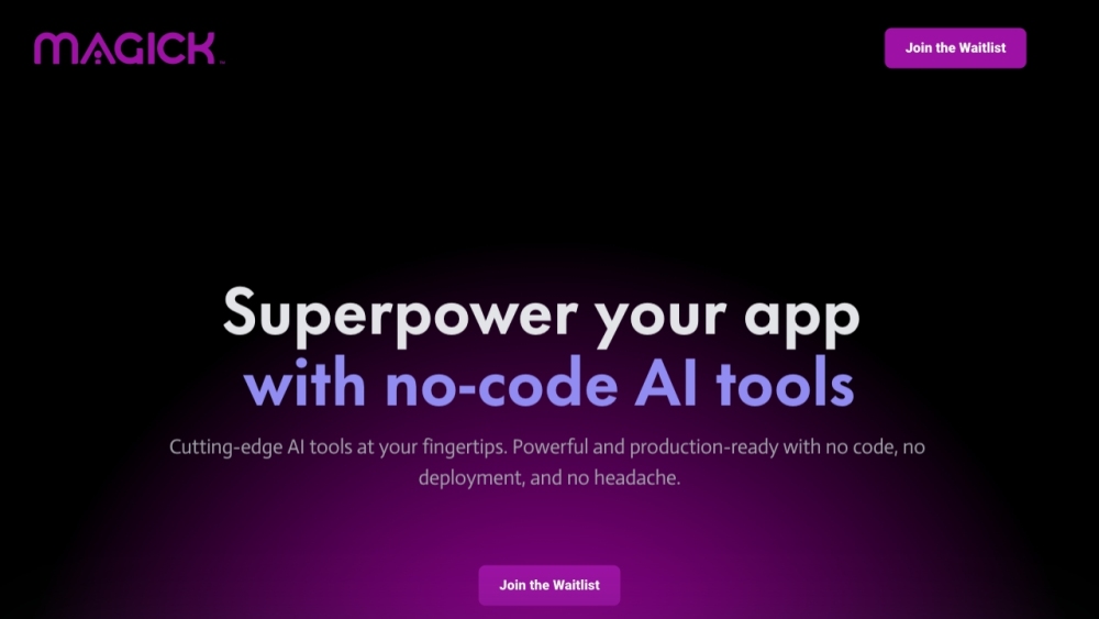 Magick: AI Tool for Building AI Apps Visually