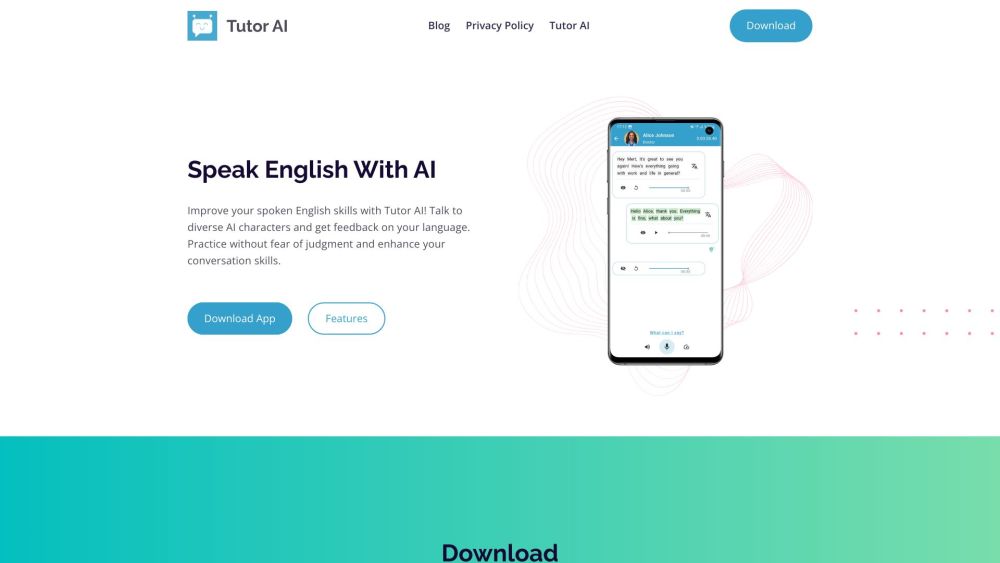 Tutor AI: English Practice AI Tool