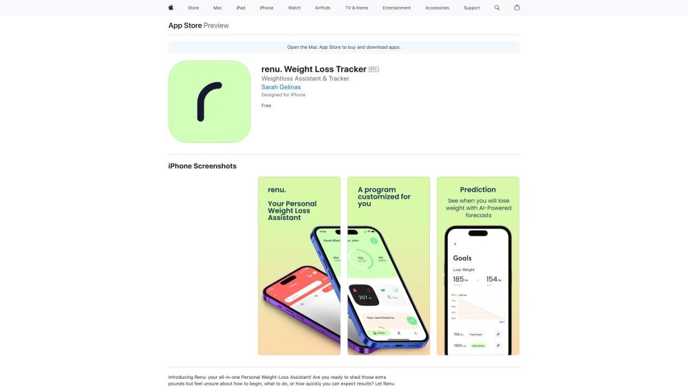 renu.: AI Tool for Easy Weight Loss Tracking