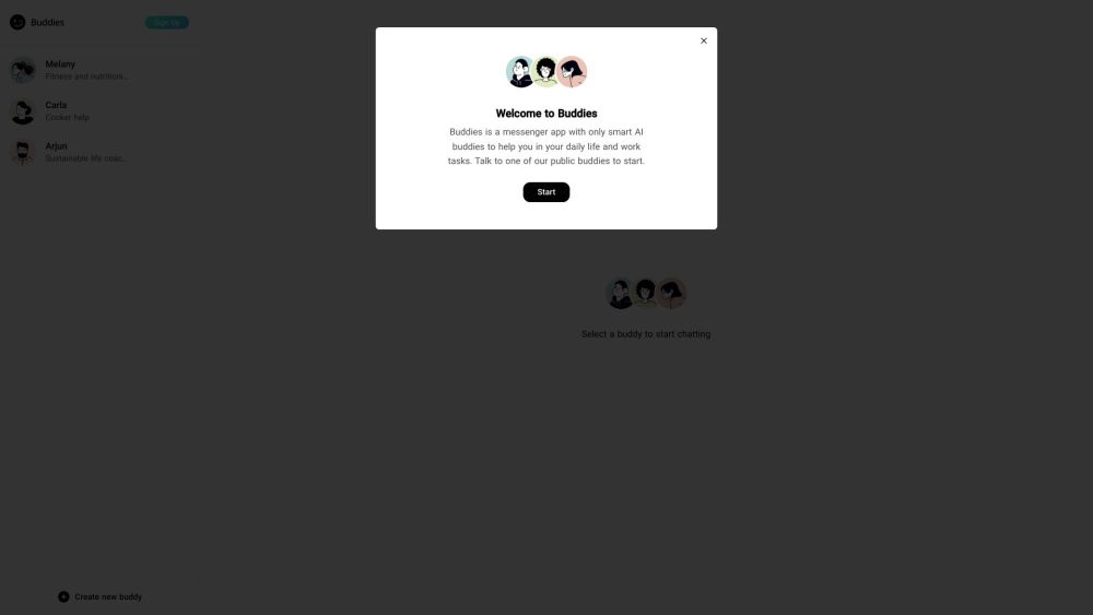Buddies: Create AI Friends with Our AI Tool for Support & Growth