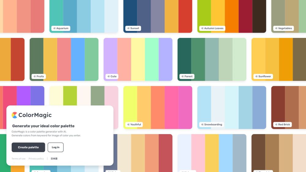 ColorMagic: AI Tool for Stunning Color Palettes