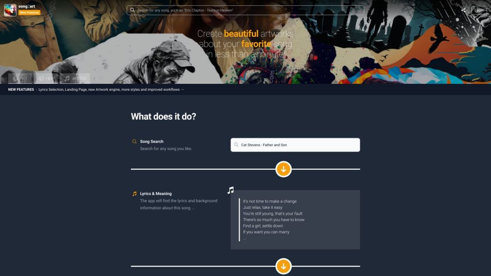 song2art: AI Tool to Create Art from Music