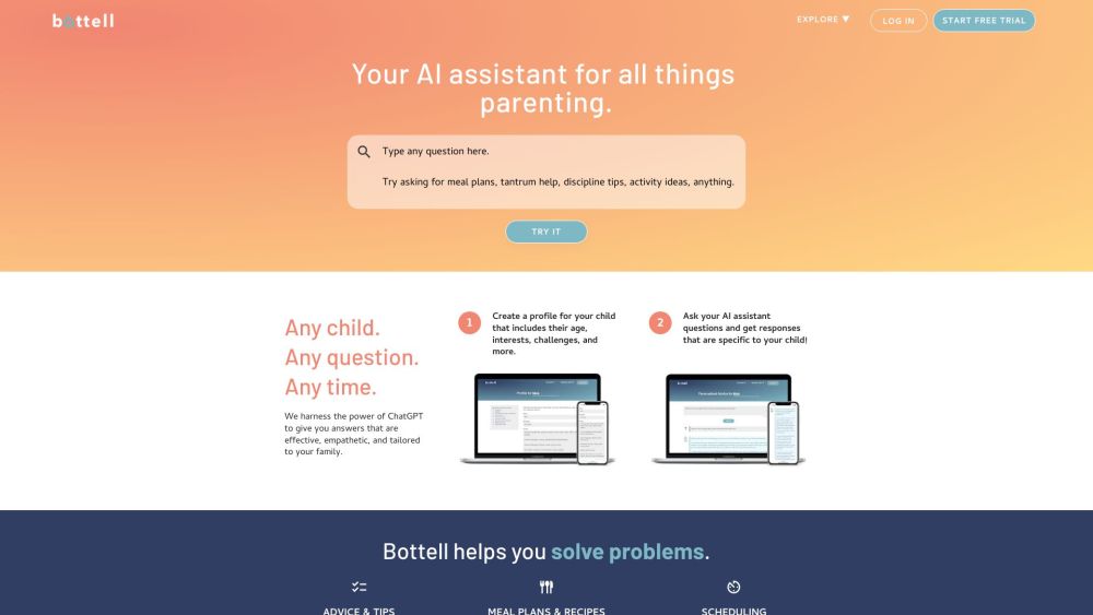 Bottell: Personalized AI Tool for Parents' Challenges