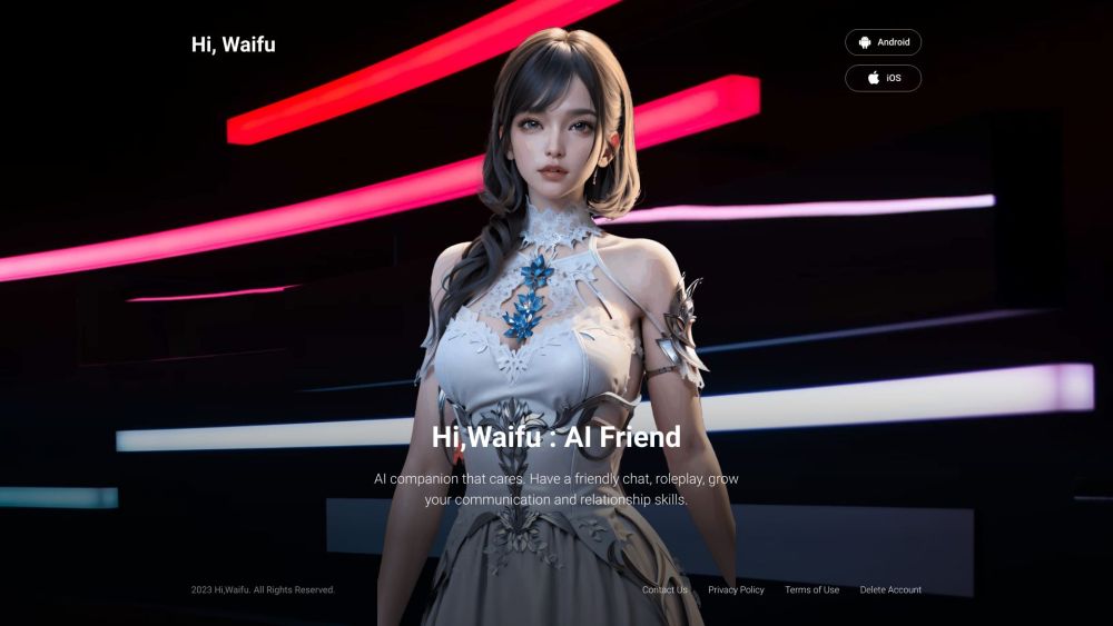 Hi, Waifu : AI Friend: AI tool for chat & relationship