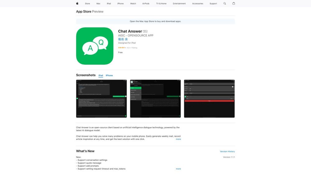 Chat Answer: Open-Source AI Tool for Fast Answers