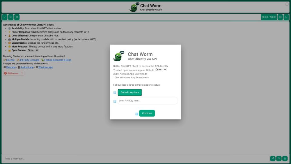 Chatworm: Cost-Effective AI Tool Alternative