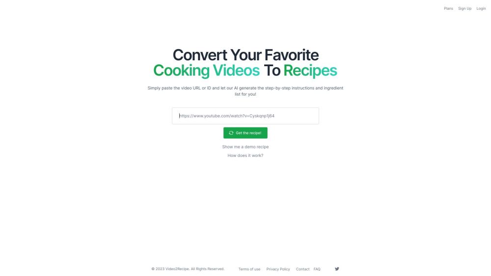 Video2Recipe: AI Tool to Convert Videos to Recipes