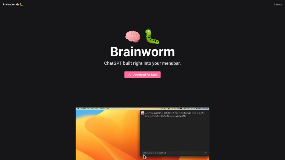 Brainworm: Boosted productivity with AI tool