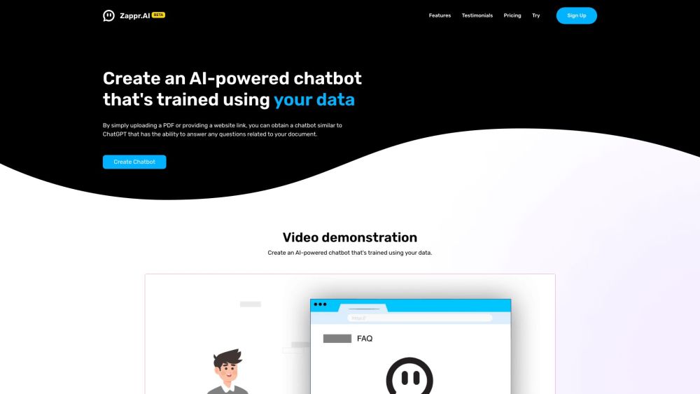 Zappr.AI: AI Chatbot & PDF/Website Data Tool