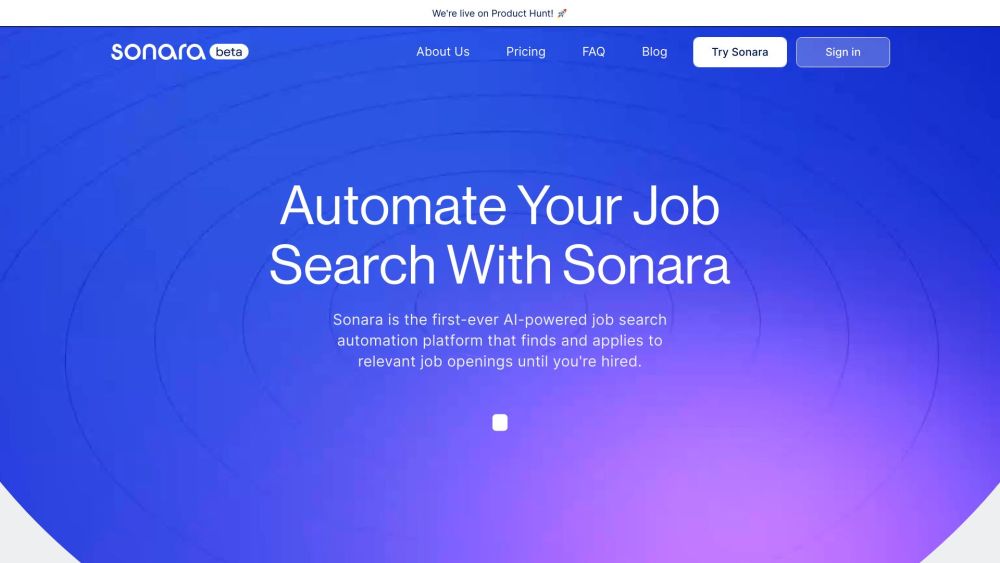 Sonara: AI Job Search & Application Tool