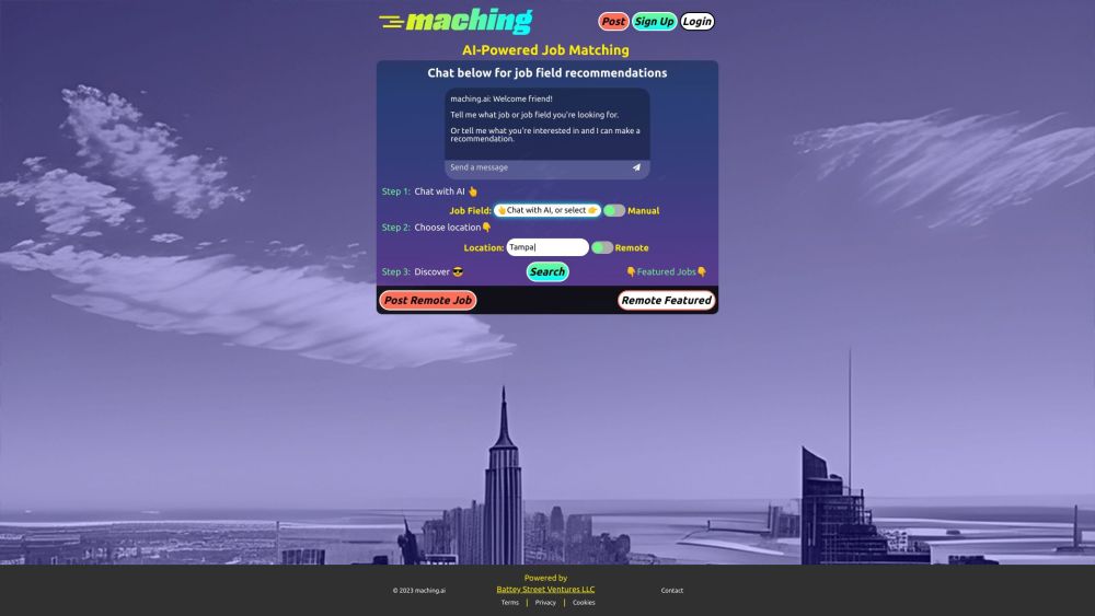 maching.ai: AI Tool for Smart Job Matching