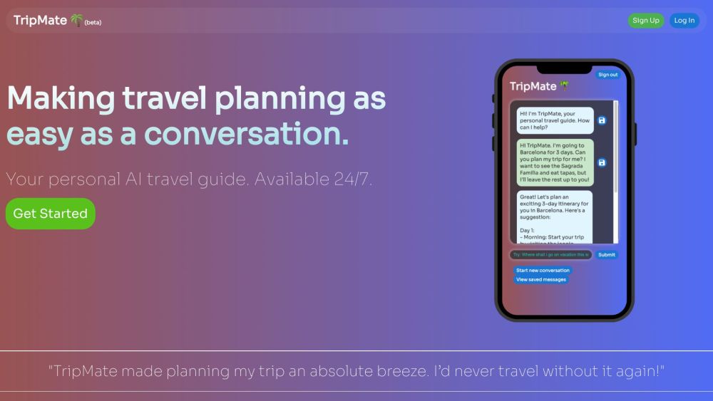 TripMate: AI Tool for Trip Planning & Translation
