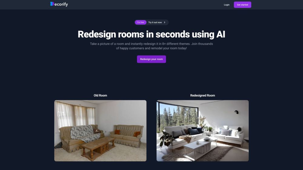 Decorify.app: AI Tool for Stunning Room Designs